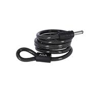 Serratura a cavo per bicicletta con fibbia per ferri di cavallo Axa-Basta Plug Noir 12 mm x 1,80 m