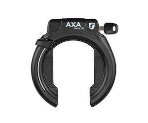 AXA Blocco XXL - Lucchetto a telaio retrattile - Lucchetto per bicicletta - Livello di sicurezza 12 - Catena da infilare compatibile - Adatto per biciclette elettriche - Per pneumatici larghi - Chiave
