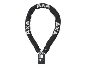 AXA Clinch 6-85 - Lucchetto a catena, lunghezza 85 cm, livello di sicurezza 8, con 2 chiavi reversibili, custodia nera