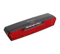AXA Juno B - Luce posteriore per bicicletta - Distanza di montaggio 80 mm - Include 2 batterie AAA - Omologato StVZO