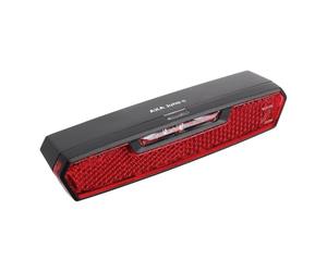 AXA Juno BA - Luce posteriore per bicicletta con funzione di spegnimento automatico - Distanza di montaggio 80 mm - Incluse 2 batterie AAA - Omologato StVZO