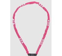 AXA Rigid RCC 120 - Lucchetto a catena con codice - 120 cm - Maglia in acciaio 3,5 mm - Livello di sicurezza 3 - Custodia protettiva - Rosa