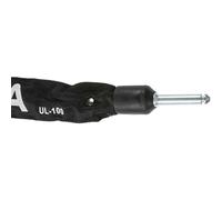 AXA ULC 100 Catena per serrature a telaio - Lunghezza 100 cm - Catena in acciaio temprato 5,5 mm - Nero
