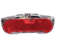 AXA, Luce Posteriore Bicicletta LED-Rücklicht Slim Steady Unisex Adulto, Rot, 10 x 3 x 3 cm
