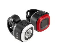 AXA On USB Set di luci per bicicletta - 30 lux - 6 ore di autonomia