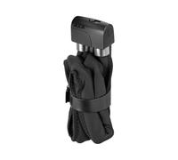AXA Pieghevole 8 - 130 - Lunghezza 130 cm - Maglia in acciaio 8 mm - Livello di sicurezza 10 - Include supporto - Con 2 chiavi