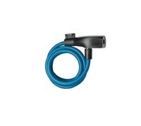 AXA Resolute 8-120 - Lucchetto a cavo - Lunghezza 120 cm - Livello di sicurezza 3 - Supporto incluso - Blu petrolio