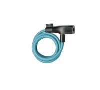 AXA Resolute 8-120 - Lucchetto a cavo - Lunghezza 120 cm - Livello di sicurezza 3 - Supporto incluso - Ice Blue