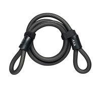 Axa Large 10 Mm Cable Lock Grigio 120 cm