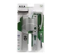 AXA Set di guarnizioni per porta di sicurezza, Curve Plus, in alluminio, con spintore a D stretto + sgabello, PC55, trazione anti-nucleo, reversibile, taglio F1, SKG3