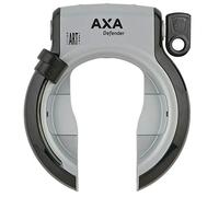 Axa Sicherheits-Rahmenschloss 'Defender Rl' Sb-Verpackt, Befestigung Am Gelochten Hinterbau, Schlüssel Nicht Abziehbar Ohne Befestigungsmaterial, Zusätzliche Bohrung Für Schutzblechmontage, Mit Klappschlüssel, Max. Reifenbreite 49Mm, Si