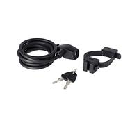 AXA Unisex - Lucchetto a Cavo per Adulti Resolute 8-150, Nero, 150 cm
