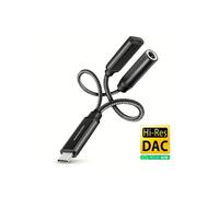 AXAGON ADA-HCPD, adattatore audio DAC ad alta risoluzione, 384kHz/32bit stereo, USB-C a jack 3.5mm