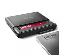 AXAGON ADSA-CC USB-C 10Gbps - NVMe M.2 SSD & SATA 2.5"/3.5" SSD/HDD CLONE MASTER