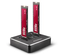 Axagon ADSA-M2C docking station per unità di archiviazione USB 3.2 Gen 2 (3.1 Gen 2) Type-C Nero (ADSA-M2C)
