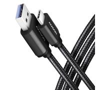 AXAGON Cavo USB USB 3.2 Gen1 Spina USB-C®, Spina USB-A 1.00 m Nero contatti