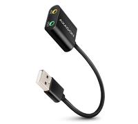 AXAGON compatibile ADA-12 USB 2.0, mini adattatore audio stereo, cavo da 15 cm