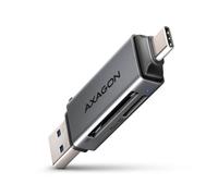 AXAGON CRE-DAC External USB 3.2 Gen1 Type-C+Type-A 2-slot SD/microSD Card-Reader
