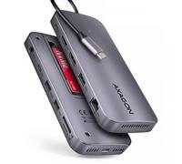 Axagon HMC-12GM2 replicatore di porte e docking station per laptop Cablato USB 3