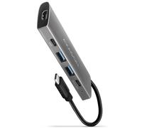 AXG HMC-5G2 - USB 3.1, hub a 5 porte, 2 A, 2 C, 1 HDMI, Cavo USB-C.