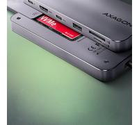 AXAGON HMC-6GM2 Multiport-Hub USB-C 3.1 M.2-NVMe/SATA HDMI 1x USB-A