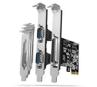 AXAGON PCEA-PSN PCIe-Adapter con 1x Parallel-+ 2x Seriell-Ports ASIX Controllore