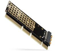 AXAGON PCEM2-1U PCIe M.2 Maschio A basso profilo PCIe 4.0 PC x16/x8/x4 M.2 NVMe