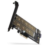 AXAGON PCEM2-D PCIe M.2 SATA Piena altezza/Basso profilo PCIe 4.0 Nero Oro PC