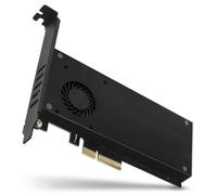 AXG PCEM2-DC - PCIe x4 > 1 M.2 NVMe + 1 M.2 SATA, ventola