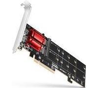 AXAGON PCEM2-ND PCIe Adapter For Two M.2 SSDs with Software Raid