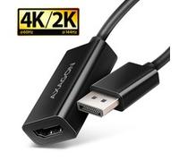 Axagon RVD-HI20N cavo e adattatore video 0,15 m DisplayPort HDMI Nero