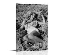AXAYNIMD Gloria Grahame - Poster decorativo da parete su tela, con stampa moderna di bellezza classica, poster decorativo per camera da letto, 20 x 30 cm