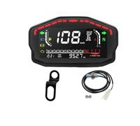 AXCAR Contagiri Moto Contachilometri Digitale per Moto, Tachimetro Universale da 2,4 Cilindri, Contagiri, Display RPM per(Meter Sensor Bracket)