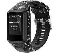 Axcellent Bande per Tomtom Runner 2/3 Cinturino,Compatibile con Spark 3/Golfer2/Adventurer,Cinturino di ricambio stampato in gomma-Accessori GPS Smart Watch