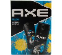 Axe Alaska Set Regalo 2-teilig 1 Pezzo = 1 X 150ml Bodyspray 1 x250ml Gel Doccia