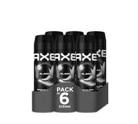 Axe Bodyspray Black Deodorante da 150 ml, confezione da 6, confezione da 6