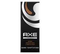 Axe Dark Temptation Eau de Toilette - Fragranza al cioccolato nero e spezie, efficienza e freschezza 24 ore, flacone da 100 ml