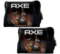 Axe Dark Temptation Set Regalo Con Washbag 2 X 150ml Deodorante + 250ml Doccia