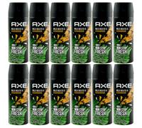 Axe Deodorante spray per il corpo Wild Mojito & Cedarwood senza alluminio, combatte i batteri che causano odori e gli odori sgradevoli, 150 ml, 1 pezzo