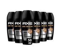 AXE - Deodorante da uomo Dark Temptation - Sfera anti-sudore - freschezza 48 ore - profumo cioccolato gourmet (confezione da 6 x 50 ml)