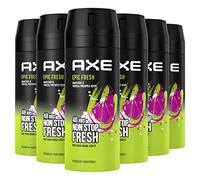 Axe Deodorante liquido per uomo Bodyspray Epic Fresh 150 ml - Confezione da 6