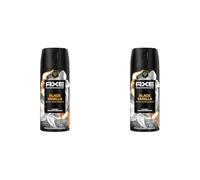 AXE Deodorante spray per uomo Black Vanilla Fragranza Premium 150ml (Confezione da 2)