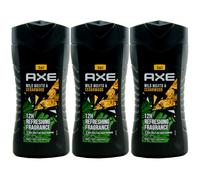 Axe Duschgel Wild Mojito 3in1 Shower 3 X 250Ml Per Corpo - Viso - Capelli Gel