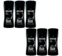 Axe Gel Doccia Black 6 X 400ml 12H Fragranza per Corpo Viso & Capello Pera Cedro