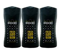 Axe Gel Doccia FRESH ALMAN STYLE 3 X 250Ml Per Corpo - Viso - Capelli Limitato