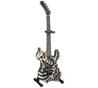 AXE HEAVEN George Lynch Dokken Signature Skull & Bones J.FROG Mini chitarra replica da collezione