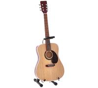 Axe Heaven Natural Blonde Finish Acoustic Mini Guitar: Miniature Guitar Replica Collectible