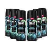 Axe Premium Body Spray Aqua Bergamot senza sali di alluminio, 150 ml, 6 pezzi
