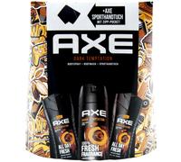Axe Set regalo "Dark Temptation" con deodorante, gel doccia e asciugamano sportivo (150 ml + 250 ml)