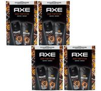 Axe Set Regalo Dark Temptation 4 `S = 4x 150ml Spray Corpo + 4x 250ml Gel Doccia